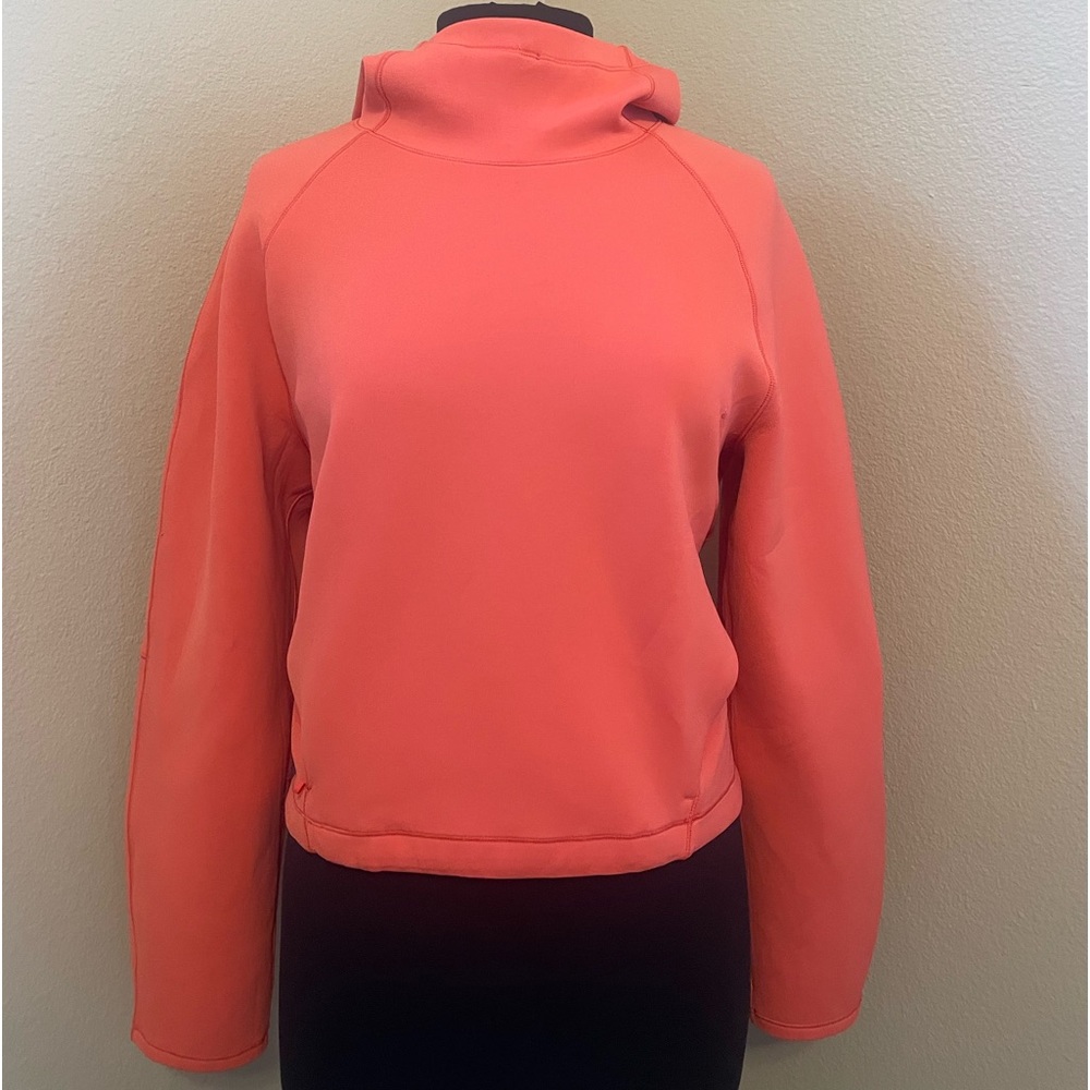 Lululemon AirWrap Modal Pullover Hoodie Autum Red ,Size 6